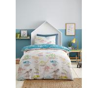 Bedlam Set copripiumino Bedlam Skeleton Dino Easy Care Naturale