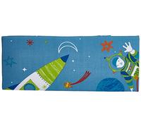 Bedlam SRCBE1DPGU - Lenzuolo con angoli per letto singolo, 52% Poliestere, 48% Cotone, Blu, 90 x 190 cm