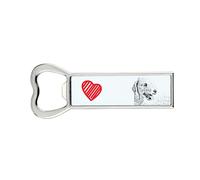 Bedlington Terrier apriporta con cane Art-Dog