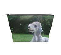 Bedlington Terrier Cani divertenti Cani pelosi Animali domestici, Borsa da toilette Borsa per trucco Borsa per cosmetici Borsa da toilette da viaggio portatile