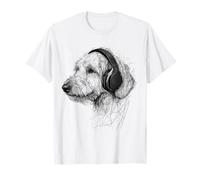 Bedlington Terrier - Cuffie musicali per cani Maglietta