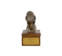 Bedlington Terrier urna sulla cassetta postale marrone Art-Dog
