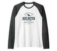 Bedlington terrier vintage Bedlington terrier Maglia con Maniche Raglan