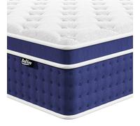 Bednew Materasso 160 x 200 cm, materasso a molle 30 cm, altezza 7 zone, materasso ortopedico a molle insacchettate con strato in memory foam, 101 notti di prova, certificato Öko-Tex (160 x 200 x 30)