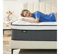 Bednew Materasso Matrimoniale 160x200cm Öko-Tex Certified, Media Fermezza Grado 3, Molle Insacchettate 7 Zone, Spessore 31cm, Comfort Ipoallergenico, 101 Notti di Prova