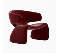 BEDOIN Balcone Reception Lounge Sofa, Hotel Negotiation Leisure Table and Chair Combination, Light Luxury Living Room Single Sofa Chair, Easy To Clean, Velvet Fabric E