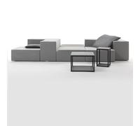 BEDOIN Divano Bank Hall, Combinazione di divani dalla forma speciale per l'area ricreativa della hall aziendale C