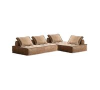 BEDOIN Divano componibile a forma di U, divano componibile con seduta extra profonda moderna e confortevole, divano componibile per soggiorno B