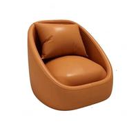 BEDOIN Divano con bracciolo/supporto posteriore, divano moderno, sedile profondo, facile da montare, divano oversize per soggiorno, camera da letto, arancione-2