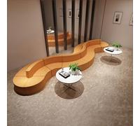 BEDOIN Divano Da Ufficio Combinato a Doppia Faccia Per Il Tempo Libero, Di Forma Speciale E Creativa, Divano Modulare Per Giochi, Divani Cloud Con Spugne Ad Alta Densità 630 * 120cm