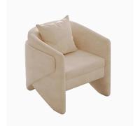 BEDOIN Divano E Sedia Singoli In Stile Crema, Set Di Tavolo Per La Negoziazione Del Salone Bellezza, Da Tè Divano Balcone, Confortevole Traspirante, Con Cuscino C