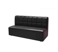 BEDOIN Divano moderno di metà secolo piccolo divano da ufficio divano Loveseat divano in ecopelle nera poltrona salotto soggiorno camera da letto soggiorno camera da letto 2