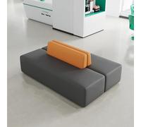 BEDOIN Divano Modulare,divani Double Face Uno Di Fronte All'altro,set Di Divani Da Ufficio Per Il Tempo Libero,facile Da Pulire E Montare,per Banca/hall Aziendale/negozio Di Abbigliamento 1.8M