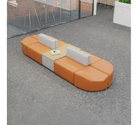 BEDOIN Divano Modulare,divani Double Face Uno Di Fronte All'altro,set Di Divani Da Ufficio Per Il Tempo Libero,facile Da Pulire E Montare,per Banca/hall Aziendale/negozio Di Abbigliamento 3M