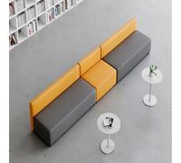 BEDOIN Divano Modulare Minimalista, Divano Angolare Trasformabile, Struttura In Legno Massiccio, Per Area Di Riposo E Attesa Dei Genitori Nelle Istituzioni Di Formazione grey-4.4 * 0.6m