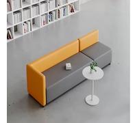 BEDOIN Divano Modulare Minimalista, Divano Angolare Trasformabile, Struttura In Legno Massiccio, Per Area Di Riposo E Attesa Dei Genitori Nelle Istituzioni Di Formazione grey-2.6 * 0.6m