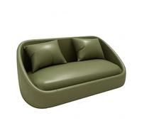 BEDOIN Divano per soggiorno, decorazione moderna di metà secolo, solido e facile da installare, piccolo divano per camera da letto, ufficio, appartamento, verde-3