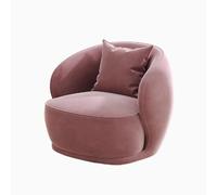BEDOIN Divano singolo, combinazione di sedie da hotel scandinave rossa, comoda e traspirante, sedia per il tempo libero per la negoziazione della reception dell'area di riposo C