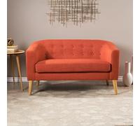 BEDOIN Moderno per Spazi Piccoli Moderno Contemporaneo per Soggiorno, Divano Piccolo Mid Century Rivestito 2 Posti Divano Piccolo per Camera da Letto 140x50x65cm