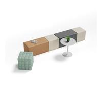 BEDOIN Ottomana Cubo Tufted, Set Di Panche Quadrate Per Divano, Sgabello Per Cambiare Le Scarpe, Sgabelli Da Toeletta, Imbottitura In Spugna, Posti Extra Per Soggiorno, Camera Da Letto 315 * 45cm