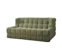 BEDOIN Sedia Da Salotto Senza Braccioli Di Grandi Dimensioni, Sedie a Sacco, Sedia Moderna In Pelle Corduroy, Divano Pigro Con Schiuma Memoria Per Adulti, Soggiorno E Camer green-160 * 95 * 74cm