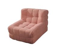 BEDOIN Sedia Da Salotto Senza Braccioli Di Grandi Dimensioni, Sedie a Sacco, Sedia Moderna In Pelle Corduroy, Divano Pigro Con Schiuma Memoria Per Adulti, Soggiorno E Camer Pink-83 * 95 * 74cm