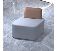 BEDOIN Set Tavolo Da Tè Divano Creativo, Divani Sezionali Commerciali, Divano Con Seduta Per Ufficio, Tessuto Impermeabile, Per Ufficio/area Reception/area Attesa grey-brown-1m