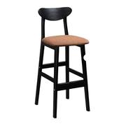 BEDOIN Sgabelli alti, moderni sgabelli da bar set da bar sedie isole da cucina in legno massimo schienale minimalista, sgabelli davanti alla reception per negozi di tè al l D