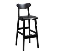 BEDOIN Sgabelli alti, moderni sgabelli da bar set da bar sedie isole da cucina in legno massimo schienale minimalista, sgabelli davanti alla reception per negozi di tè al l A