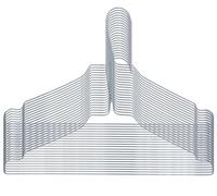 BEDOMUS 30 Grucce in Metallo Resistente Zincate Antiscivolo e Sottili Appendiabiti uso Guardaroba Armadio Cambio stagione ordinato