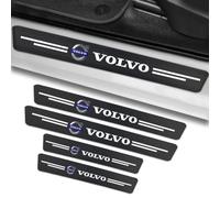 BEDPET 4 Pezzi Protezione Battitacco Portiera, per Volvo V60 2013-2018/Volvo V60 2020-2023 Fibra Carbonio Battitacco Adesivi Striscia