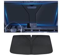 BEDPET Parasole Parabrezza Auto, per Renault Captur Crossover/Captur II Crossover 2019-2024 Auto Visiera Parasole Protezione Luce Ultravioletta e Lsolamento Termico Coprisole,Black