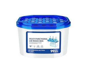 Bedroom Air Purifier - 350 ml Capacity, Odor Neutralization Box, Multi Use | Portable Size, Compact Dust Remover, Wardrobe Air Freshener For Garage, Nurseries, Closets, Kids Rooms, Dormitory, Hotel