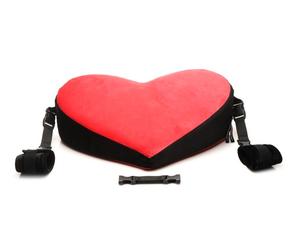 Bedroom Bliss XR Brands - Cuscino BDSM - Rosso e Nero
