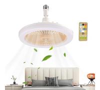 Bedroom Ceiling Light With Fan And Timer, Ceiling Light With Fan, Remote Control Cooling Accessories With Adjustable 3 Speeds For Bedroom Living Room Kitchen Dining Room