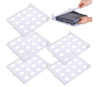 Bedroom Closet Organizer, Multipurpose Storage Boards, 5 Piece Shelf Divider Set with Sturdy Build, Closet Storage Solution for Rv Apartment, Organizer Board with Space Saving Design, Shelf Dividers