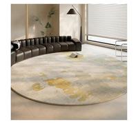 Bedroom Decor Carpet Light Carpets For Living Room Fluffy Soft Round Shape Lounge Rug Home Thick Plush Mat(Color04,100x100CM)