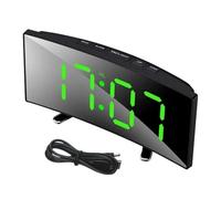 Bedroom Digital Clock - Electronic Desktop Clock | Digital Alarm Clock,11 Color Options for Digits, Night Mode Auto Dim Auto Brighten,7 Adjustable Brightness ,large Numbers Crescendo Loud Alarm for Be