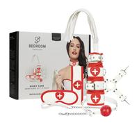 Bedroom Fantasies - Completo sexy infermiera 8 pezzi (rosso-bianco)