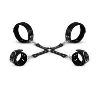 Bedroom Fantasies Cuffs & Hogtie Set Black