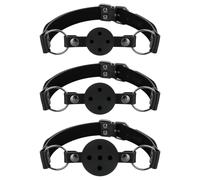 Bedroom Fantasies Set of 3 Ball Gags Black