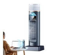 Bedroom Tower Fan - Quiet Smart 12x34.5cm, 6-Speed Floor Cooler | Rotating 120 Degree Oscillating Ventilador For Home Room Dorm Table Sleeping Outdoor Compact Personal Air Flow