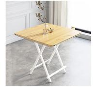 BEDSETS Scrivania pieghevole, scrivania pieghevole per computer, già assemblata, tavolo da scrittura pieghevole, per casa, ufficio, per interni ed esterni (Log, 60 × 100 × 74 cmH)