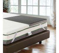 Bedshire Topper alla Grafite Matrimoniale 160x200 Materasso Correttore in Memory
