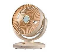 Bedside Fan, 5-Speed Low Noise Vertical Oscillating Portable Air Circulator