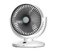 Bedside Fan, 5-Speed Low Noise Vertical Oscillating Portable Air Circulator