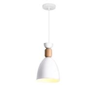 Bedside Small Chandelier Bedroom. Hanging Nordic Industrial Style Pendant Lamp, Atmospheric Light Fixture for Restaurant, Dining Room, Kitchen, Bar(White)