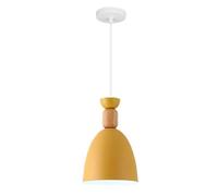 Bedside Small Chandelier Bedroom. Hanging Nordic Industrial Style Pendant Lamp, Atmospheric Light Fixture for Restaurant, Dining Room, Kitchen, Bar(Yellow)