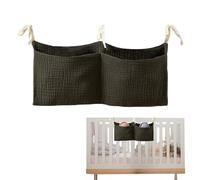 Bedside Storage Bag - Diaper Organizer For Crib, Lightweight Playpen Pocket | Nursery Home Indoor Kids Room Decor, Hanging Nursery Essentials Holder For Child Care
