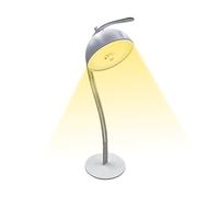 Bedside Tavolo Lamp, Touch Sensor Tabletop Light, Cordless 3-Level Brightness Night Lamps, Ricaricabile Ambience Lighting for Shelf, Sofa, Relaxation Use, Black, White